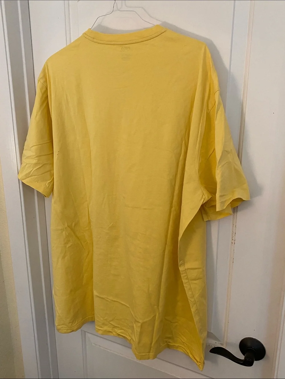 Polo by Ralph Lauren Pale Yellow Pocket Tee with Blue Pony 3XLT